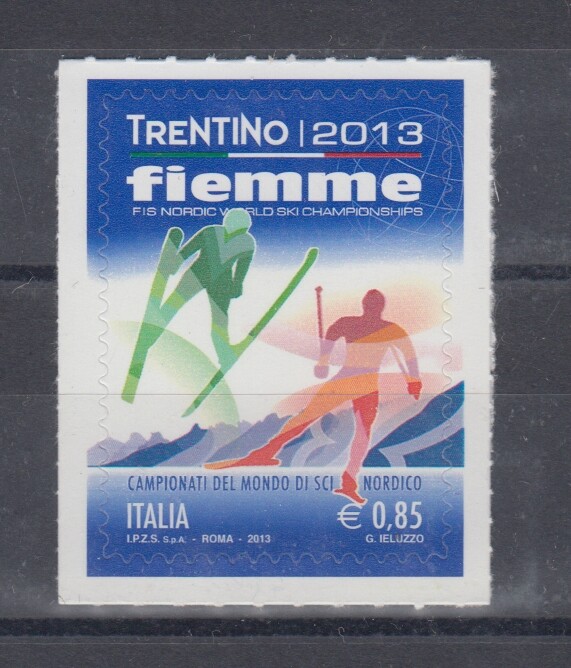 Italy 3587 Ski World Championship Val Di Fiemme (MNH)