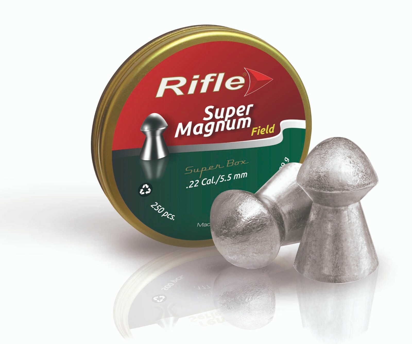 RIFLE 22 cal FIELD SUPER MAGNUM 19.90 gr AIRGUN PELLETS (250 ct)