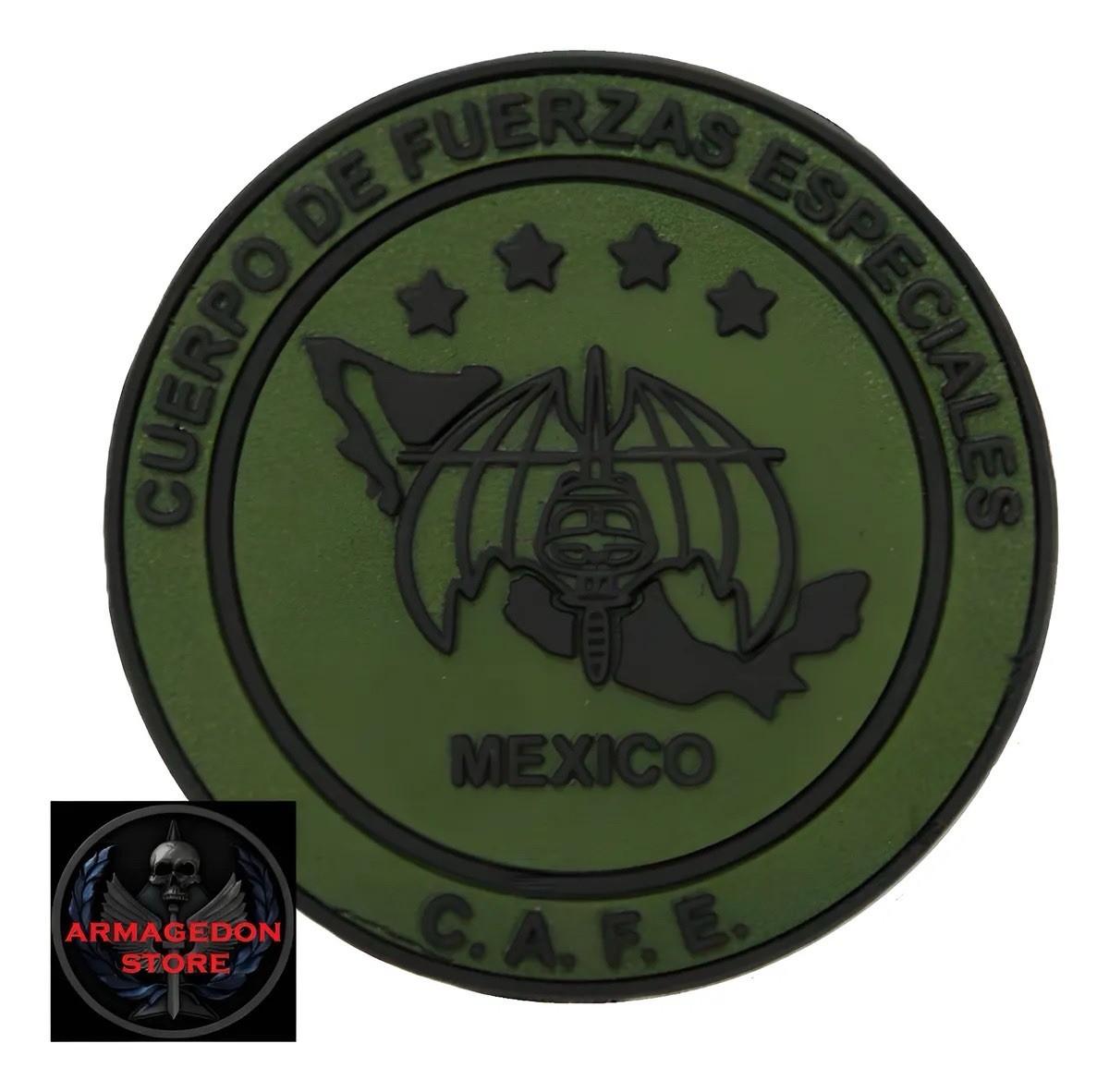 Mexican Military Patch Parche Cuerpo Fuerzas Especiales Tactico Mexico 9cm