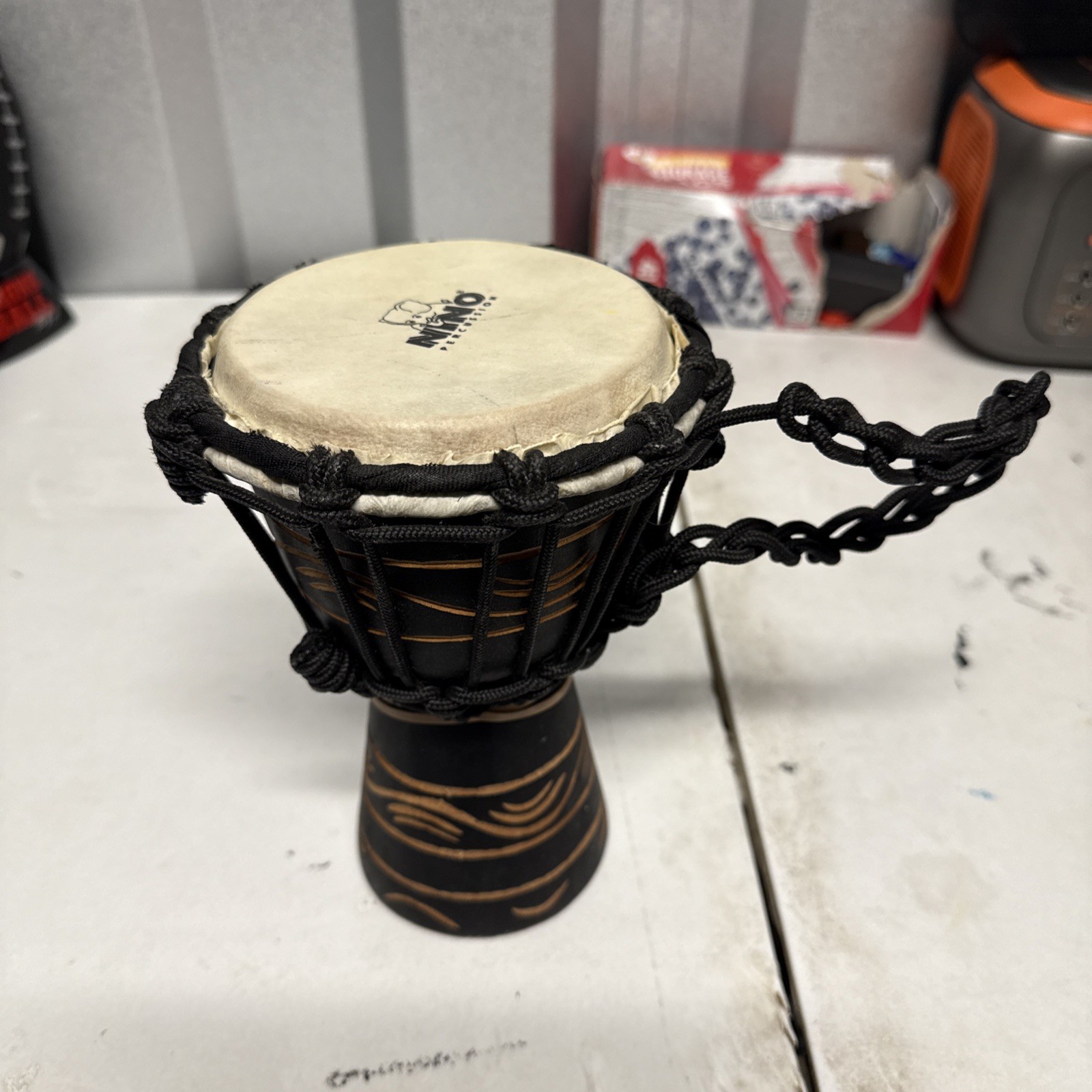 Meinl Nino Original African Style Rope-Tuned Earth Rhythm  Djembe  X-Small