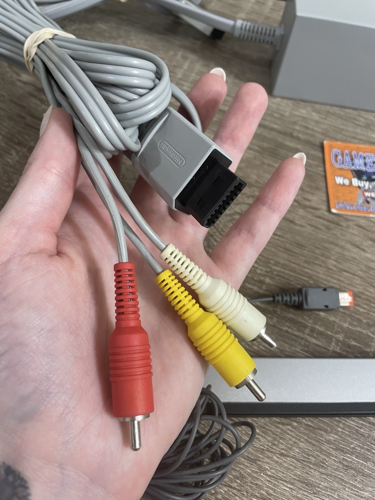 🔌 Nintendo Wii OEM Power Supply TESTED Bundle AV Cable Sensor Bar Bundle ✅