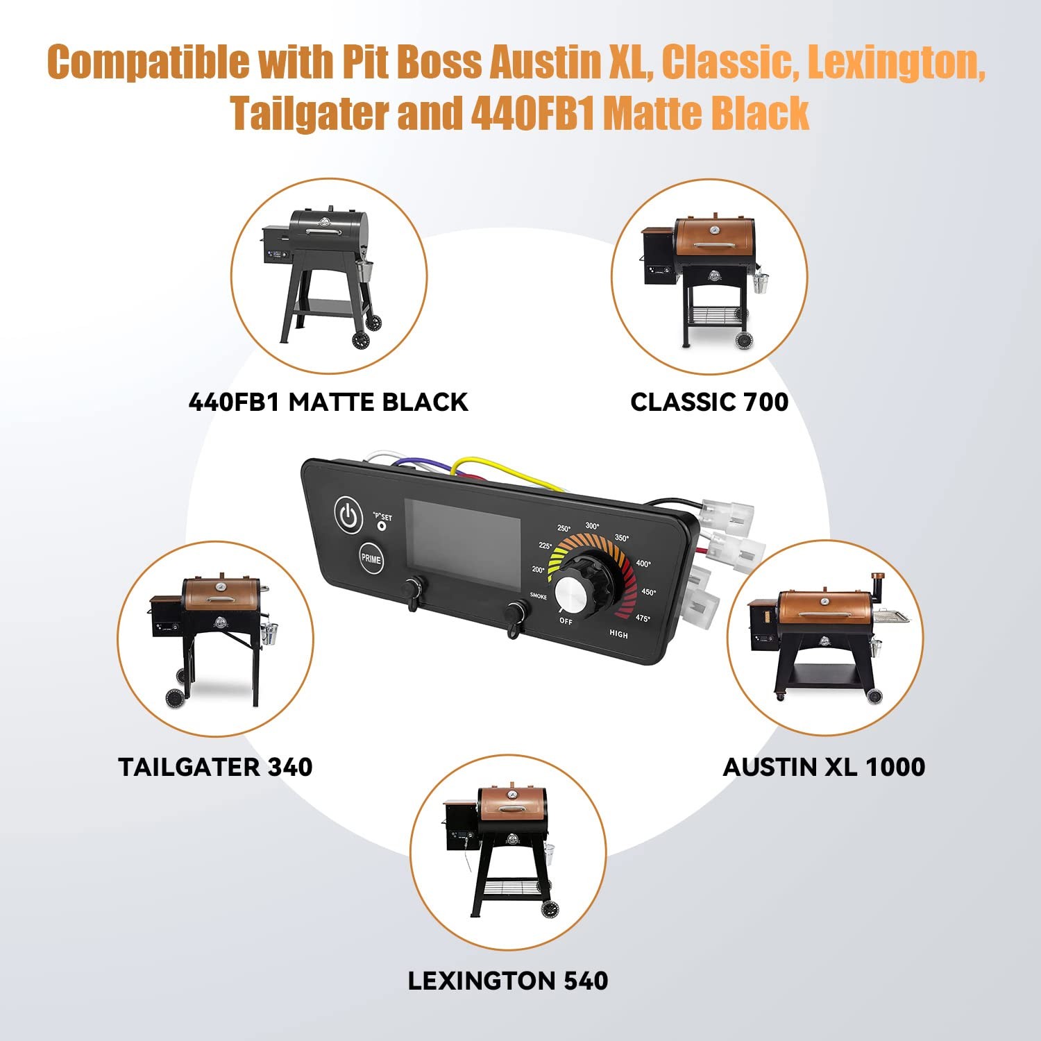 Upgraded Control Board for Pit Boss Wood Pellet Grills, Controller