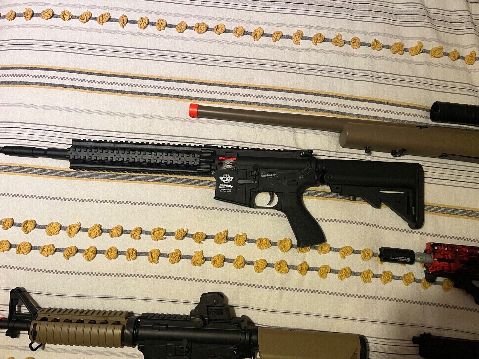 Airsoft Guns, BBs, vest, everything you need to play airsoft indoors or outdoors
