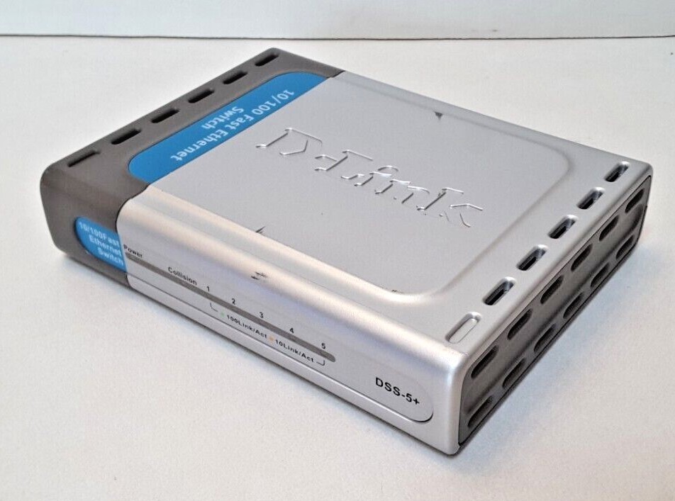D-Link DSS 5 Plus, Ethernet Switch, DSS-5+ - 5 Ports, w/ AC Adapter, Free Ship
