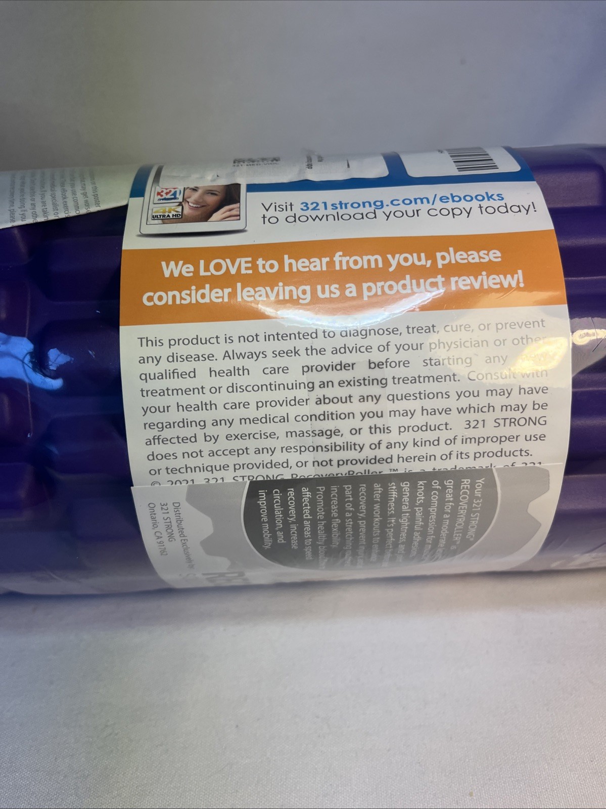 Recovery Roller 321 Medium density Purple NEW
