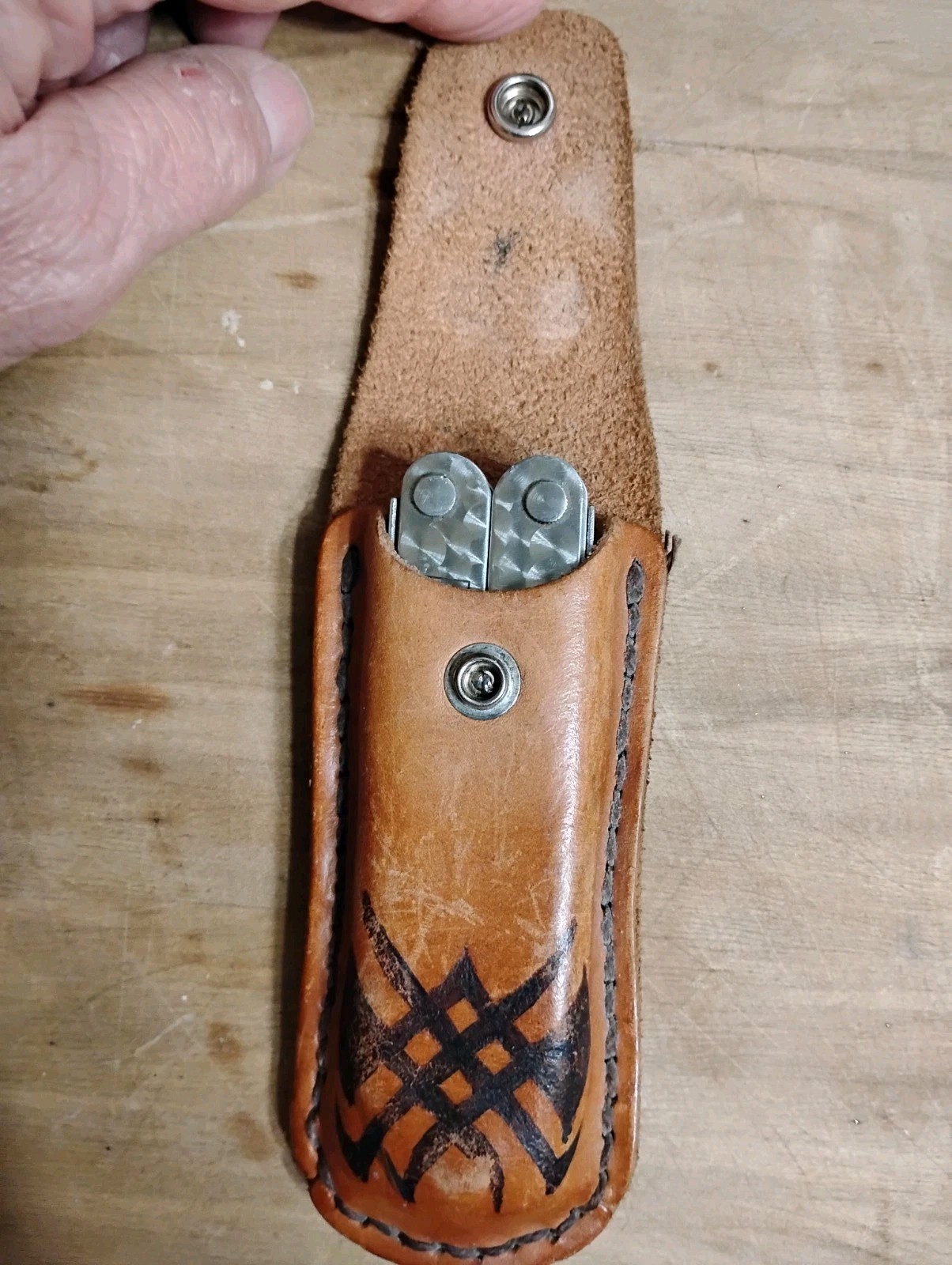 Vintage Sheffield Stainless Multi Tool With Sheath
