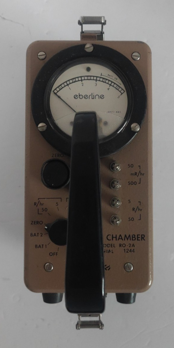 ION CHAMBER MODEL RO-2A Eberline Ionization Survey Meter Instrument AS IS