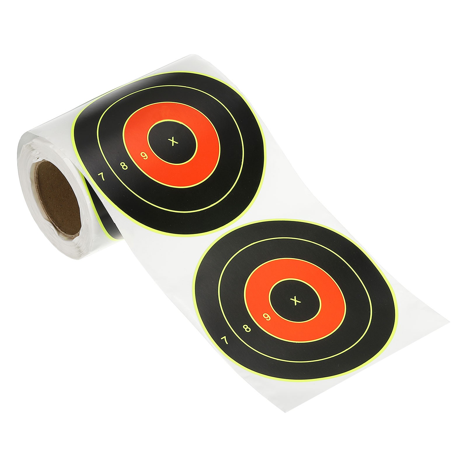 Shooting Target Stickers 4" 100 Pack Adhesive Splatter Targets 4 Circles