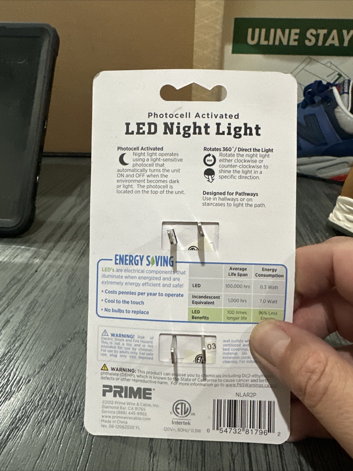 Light Activated LED Night light