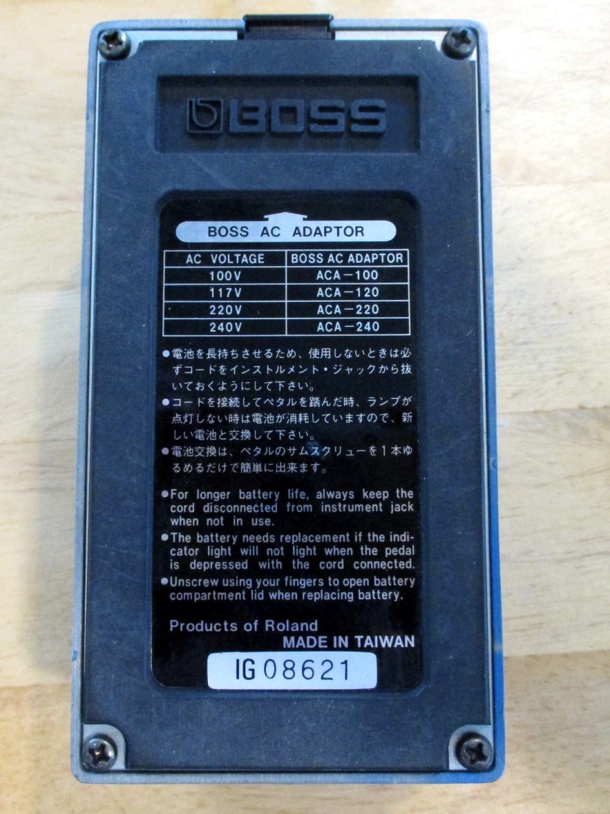 BOSS CS-3 COMPRESSION SUSTAINER Guitar Pedal TESTED