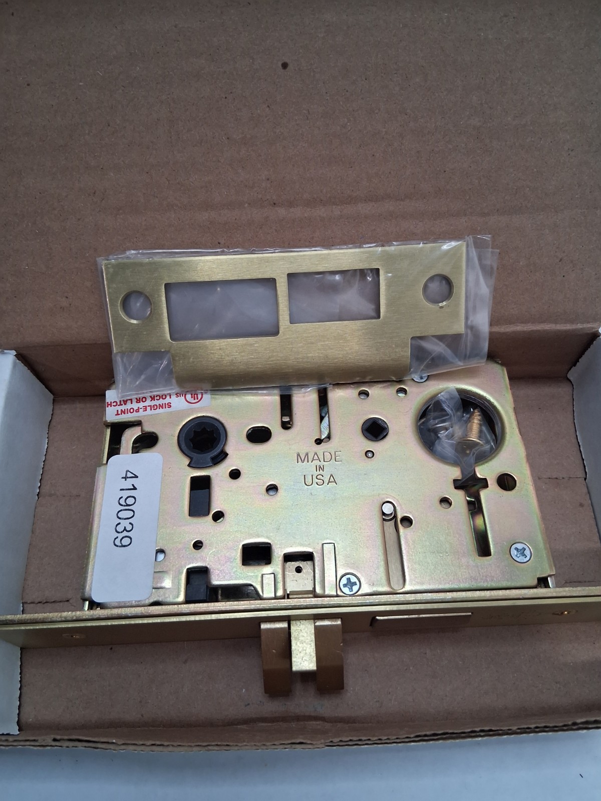 Accurate Lock & Hardware 9139 2 1/2 LxL Right Hand Reverse Hubs .290 419039