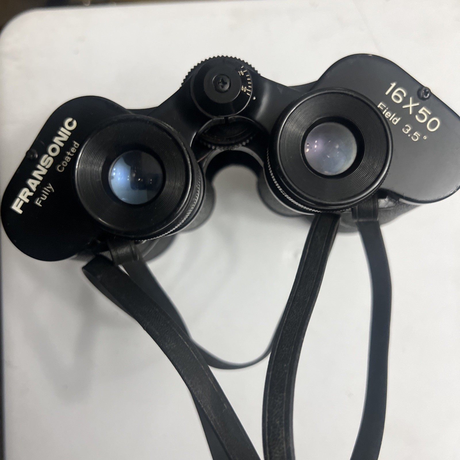 VERY RARE Vintage Fransonic Fully Coated Binoculars 16x50 Field 3.6 w/ case