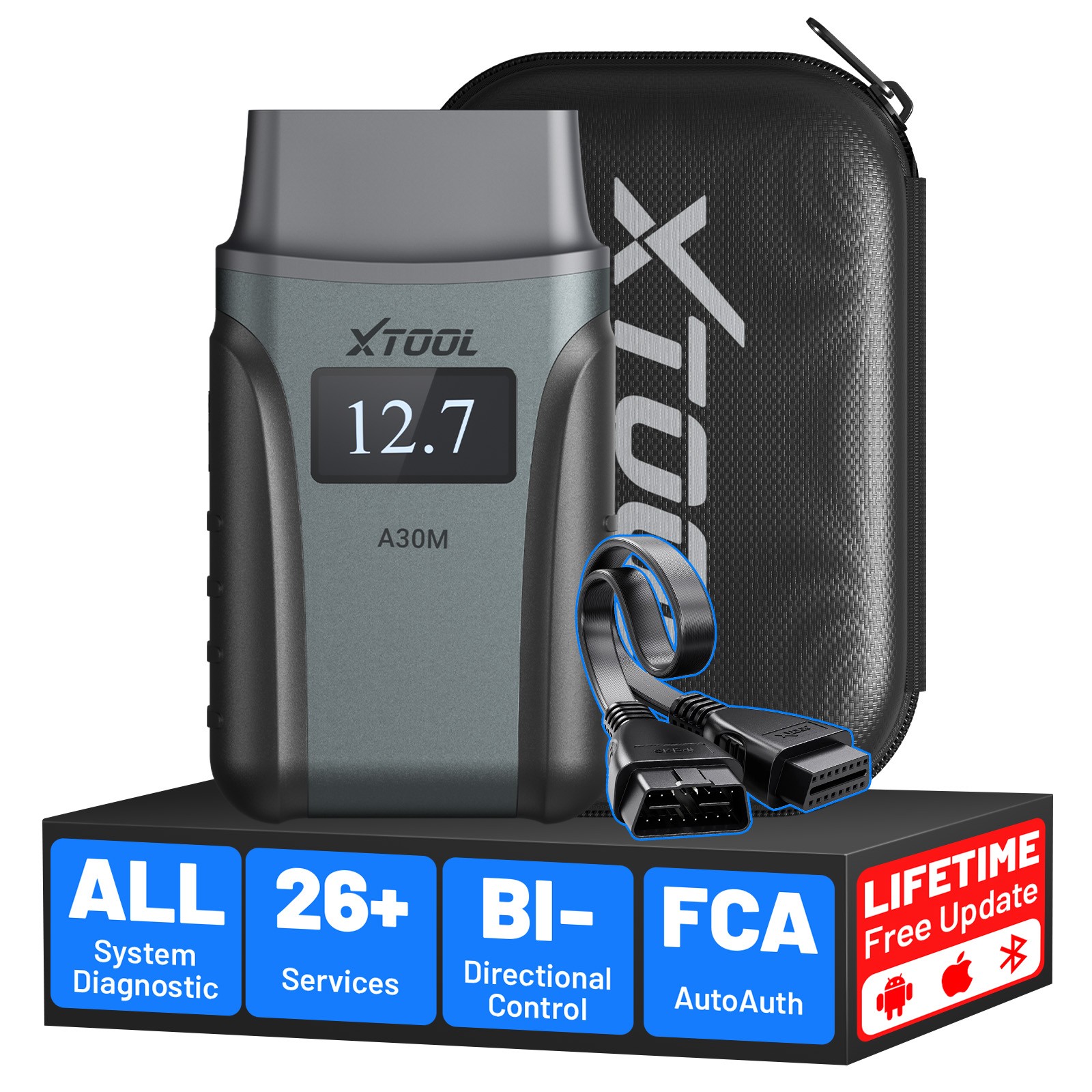 🏆XTOOL Anyscan+ A30M KIT OBD2 Scanner Wireless Code Reader Bidirectional Tool