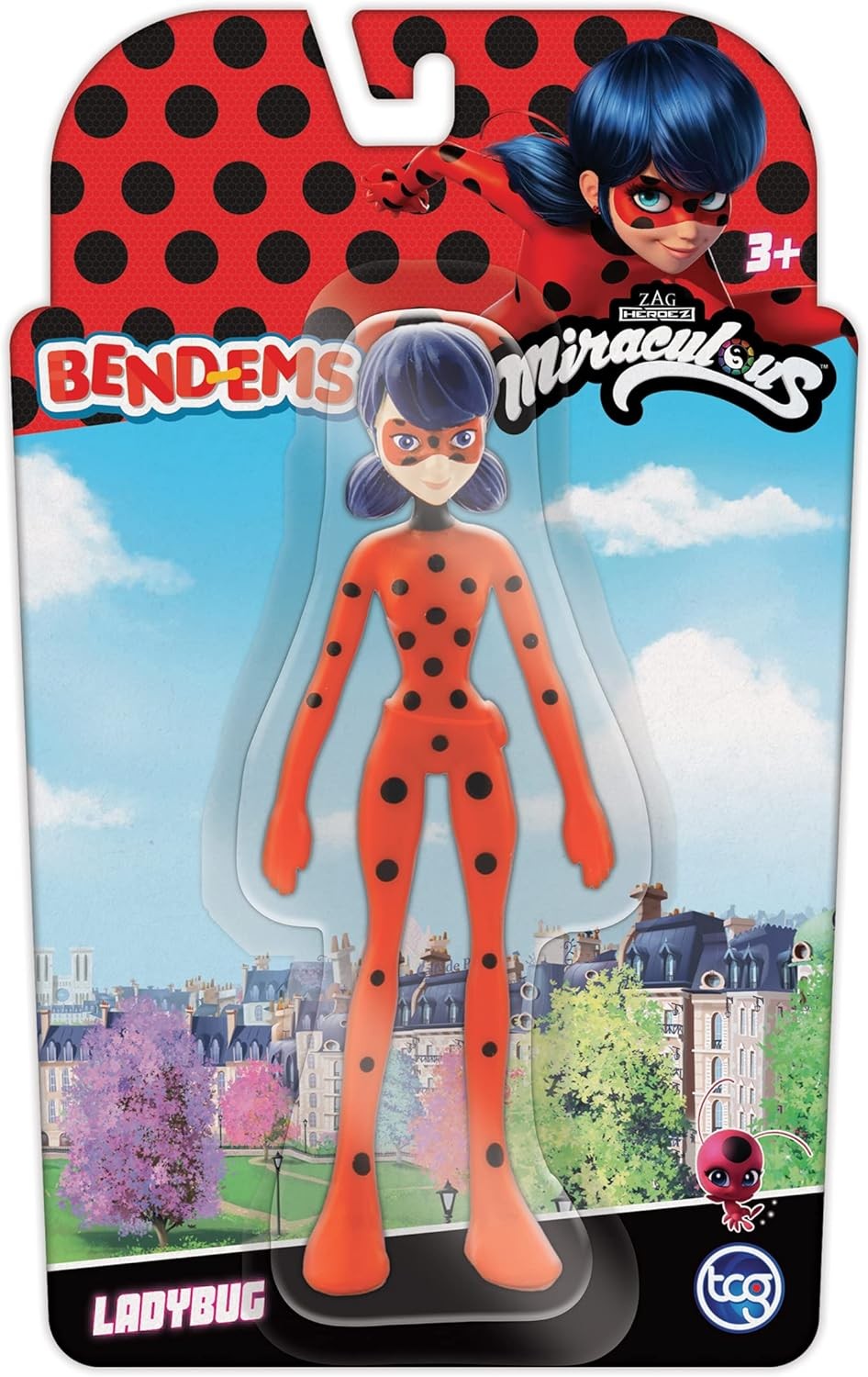 Flexfigs Miraculous Lady Bug bendable figure NJ Croce 50477