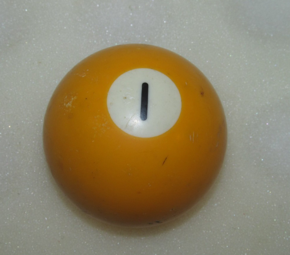 Minnesota Fats Regulation 2 1/4" Billiard Ball Number 1