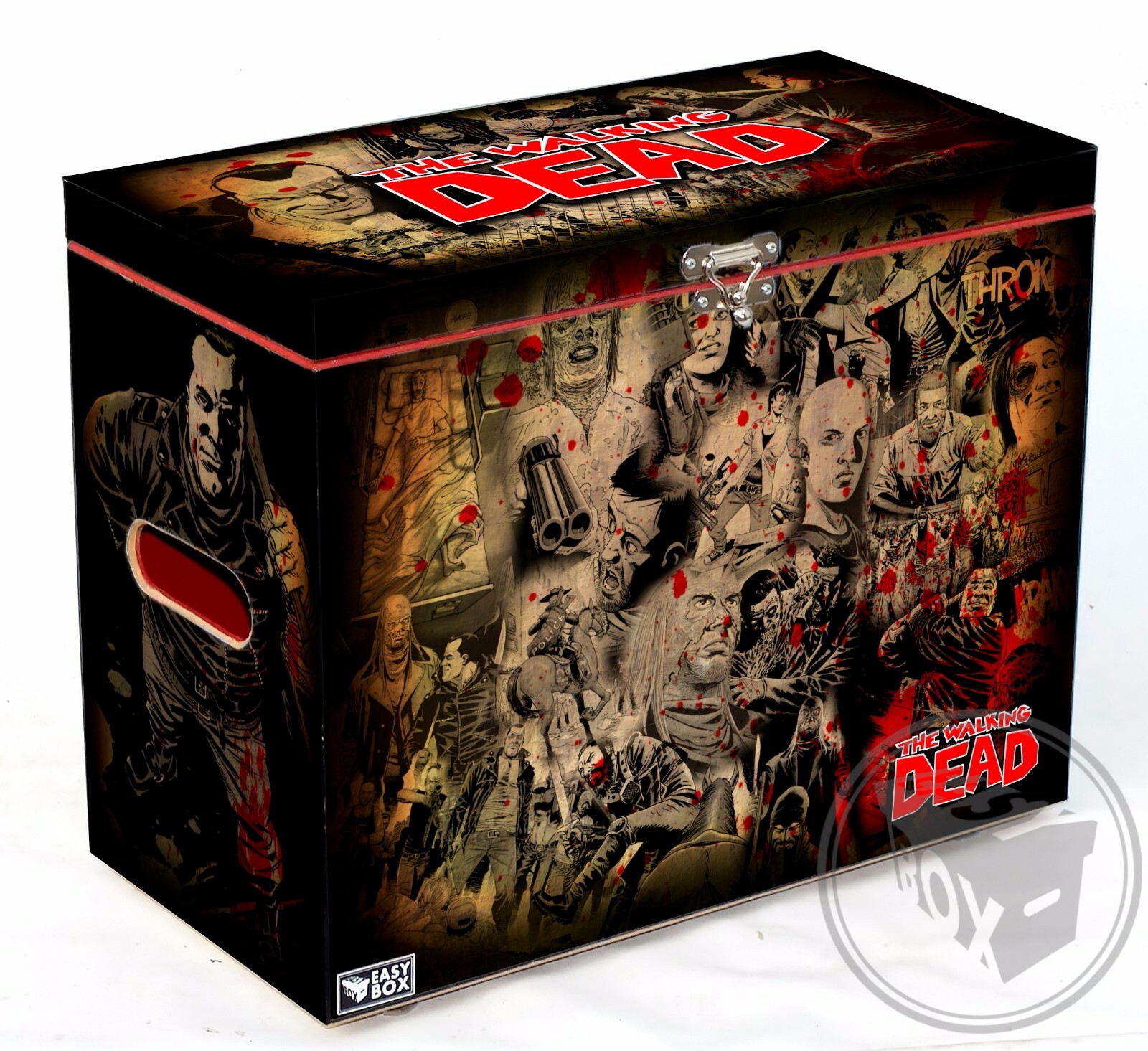 The Walking Dead - Large Comic Book Hard Box Chest MDF