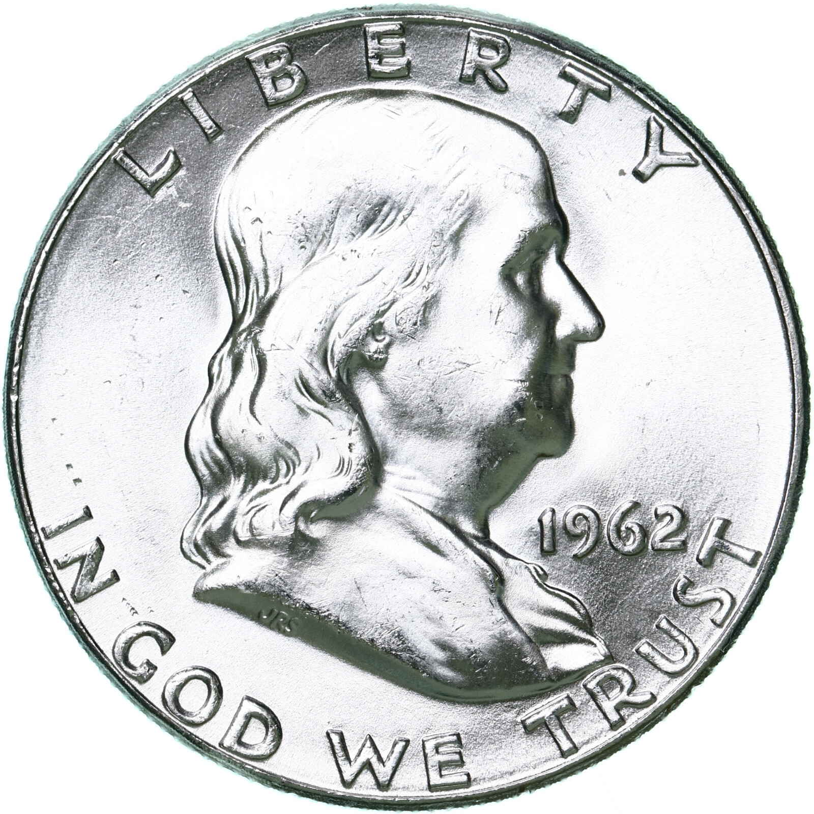 1962 (P) Franklin Half Dollar 90% Silver BU