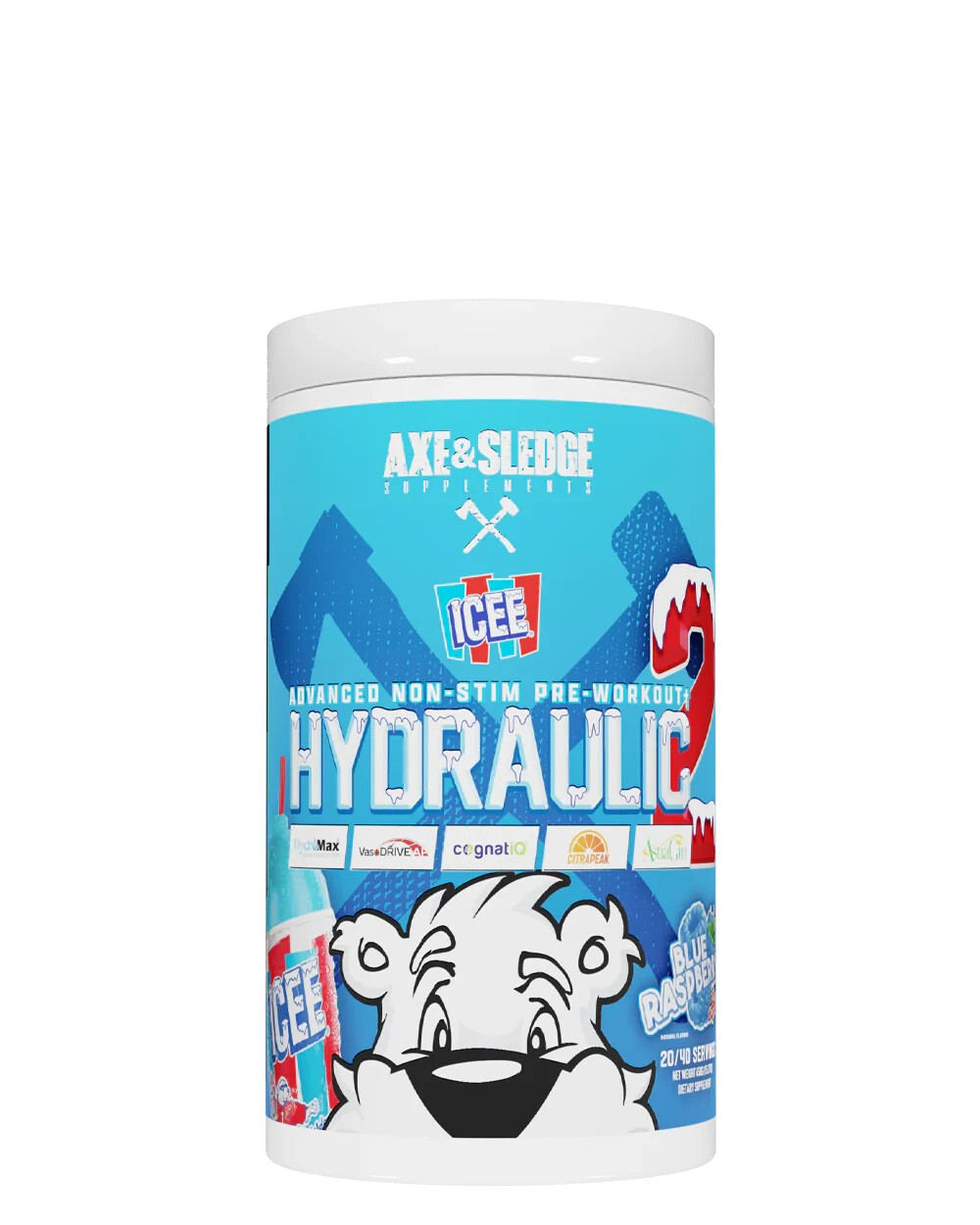 Axe & Sledge Hydraulic V2 Non-Stim Pump Pre-Workout 40 Servings NEW FORMULA