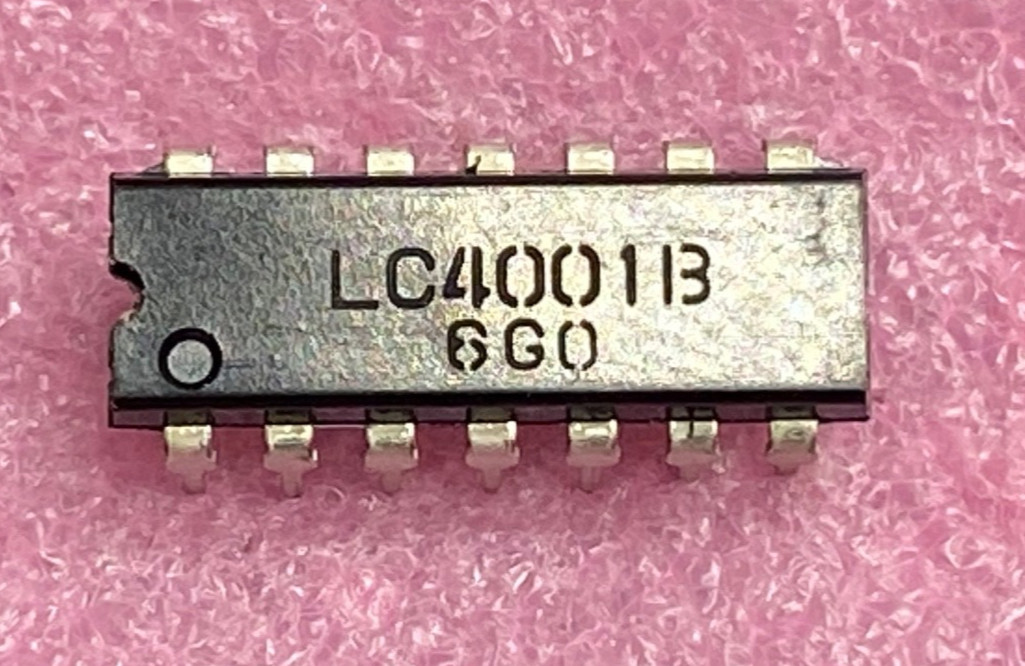 LC4001B QUAD 2-input NOR Gates Integrated Circuit