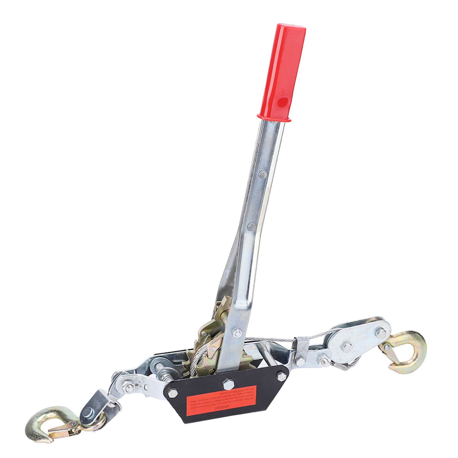 Wire Rope Puller 2 Ton Rope Puller Mini Tightener Double Hook Lifting Tool