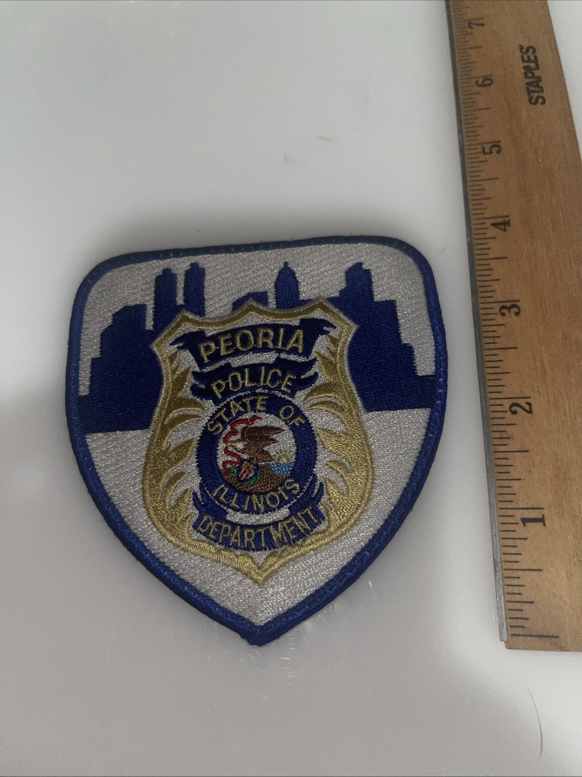 PEORIA ILLINOIS POLICE DEPARTMENT PATCH