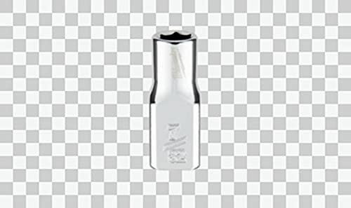 SOCKET 6-PT CHROME 1/4X7/32IN