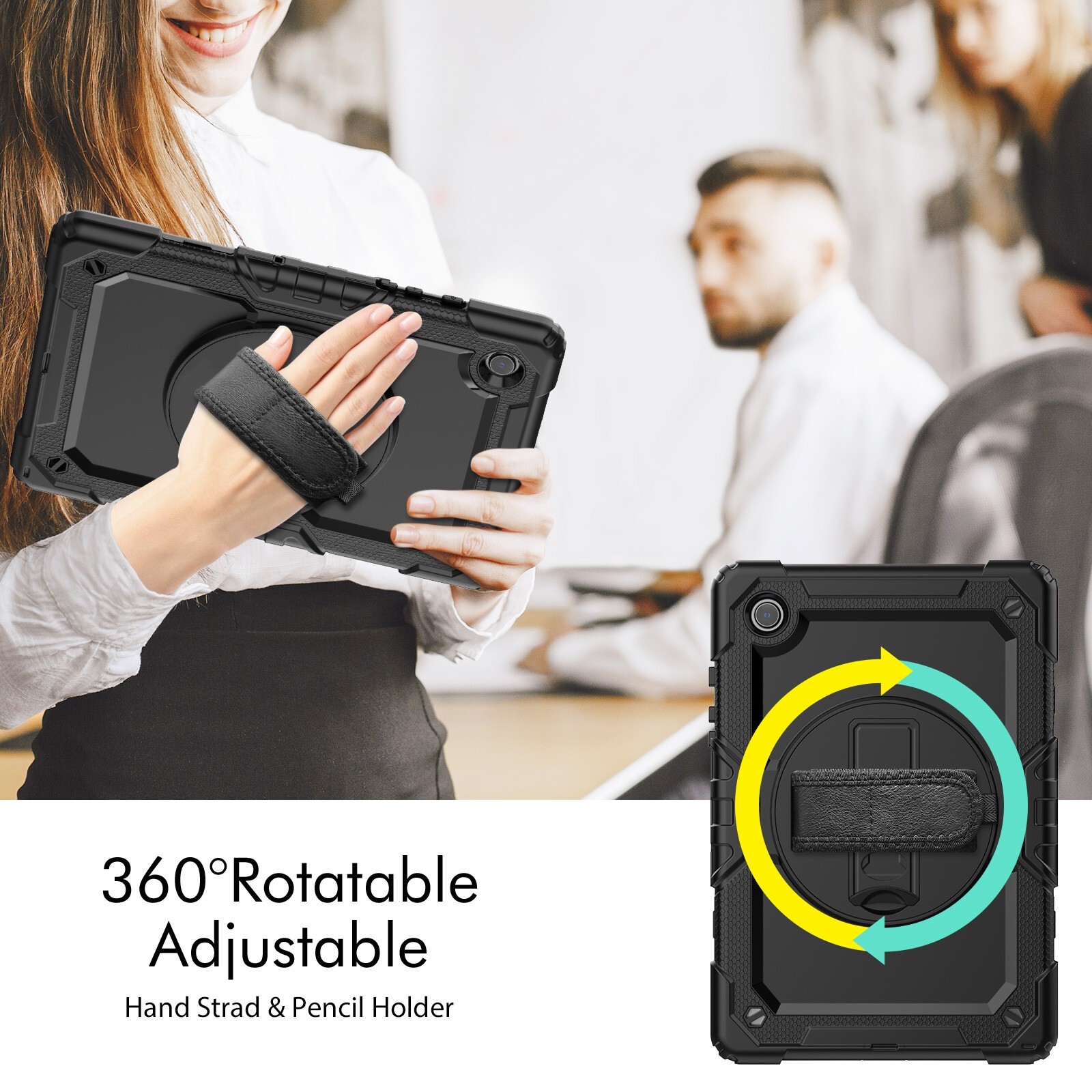 Samsung Galaxy Tab A8 Case 10.5" 2022 Durable Protective Case W Screen Protector