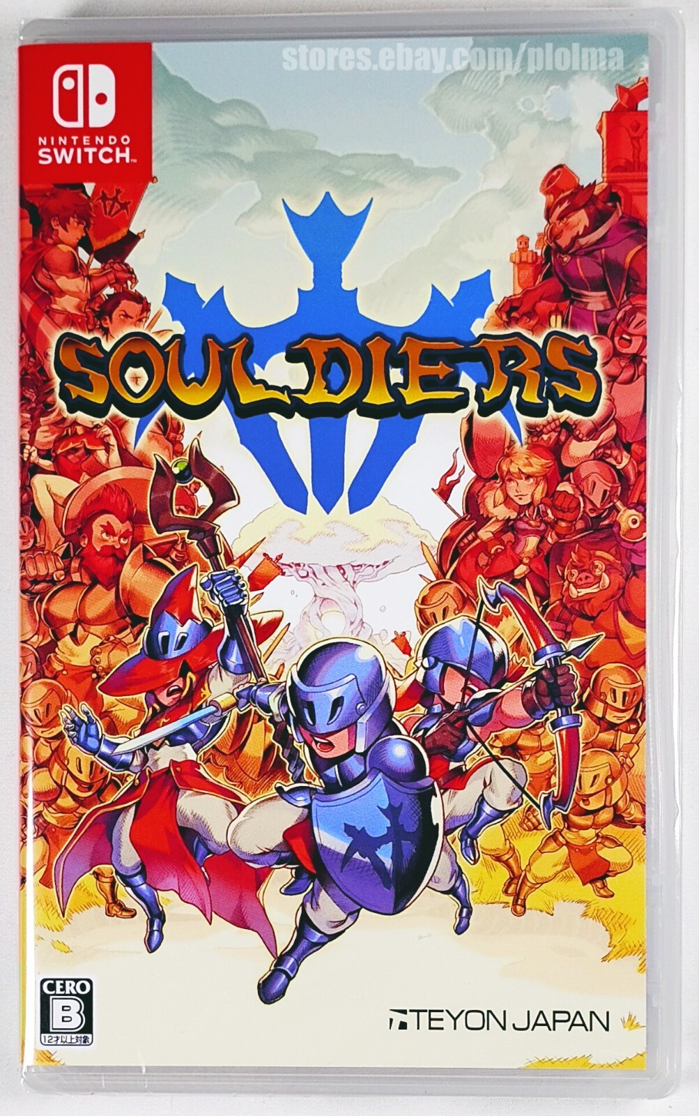 SOULDIERS Brand New NINTENDO SWITCH Game JP Release, ships from USA Soldiers