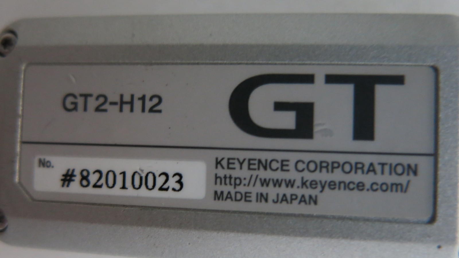 KEYENCE GT2-H12