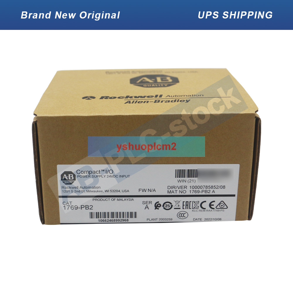 New Sealed A~B 1769-PB2 CompactLogix DC 2A/0.8A Power Supply