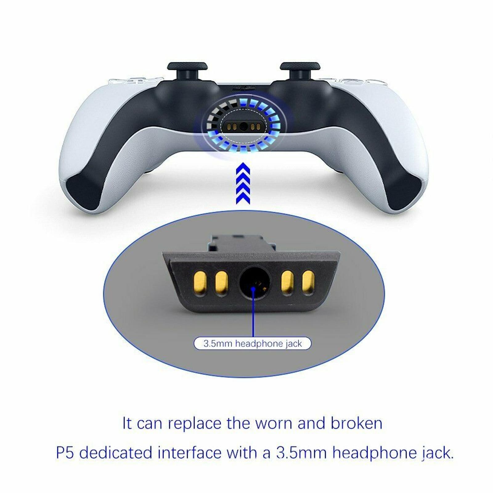 Console Handle Headphone Plug Jack Headset Replacement Connector Repair For PS5