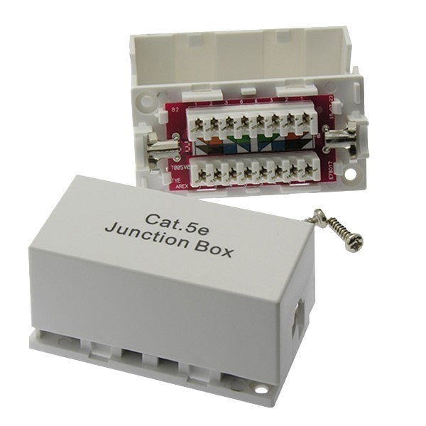 Cat5e Junction Box Ethernet LAN Network Cable Joiner 110 & Krone Punch Down