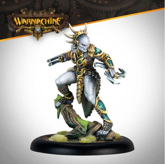 Steamforged Games Warmachine: Mercenary - Nissak, Totem Huntress Champion (Solo)