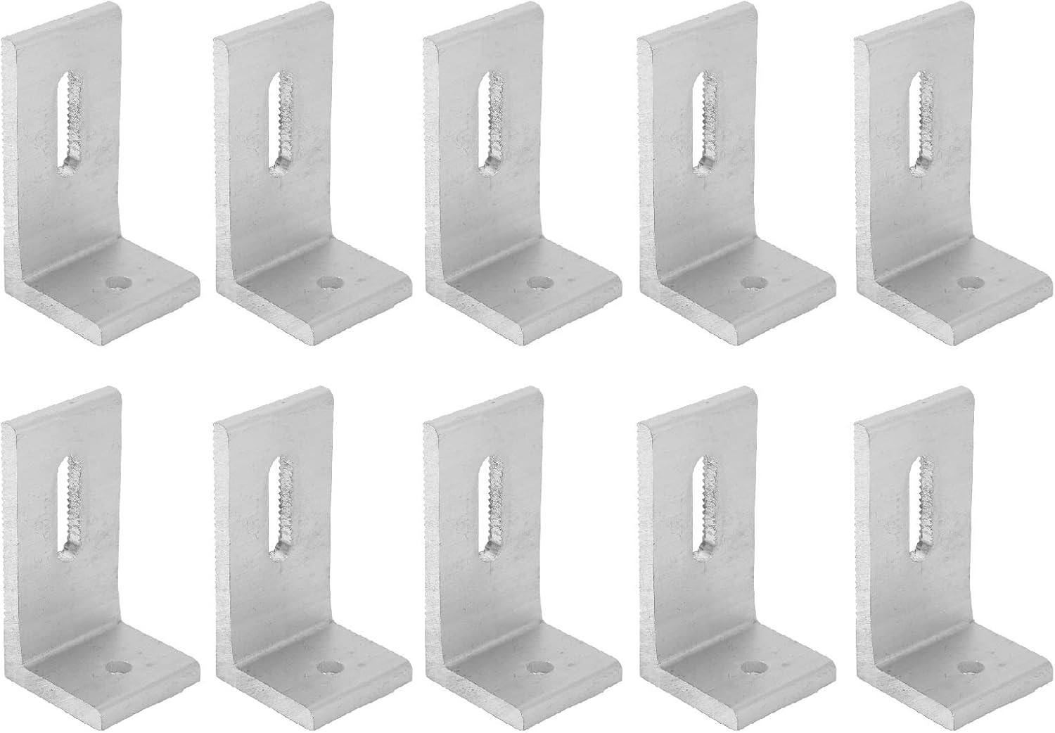 10Pcs L Foot Solar Mount, Aluminum Alloy Photovoltaic Panel Mounting...