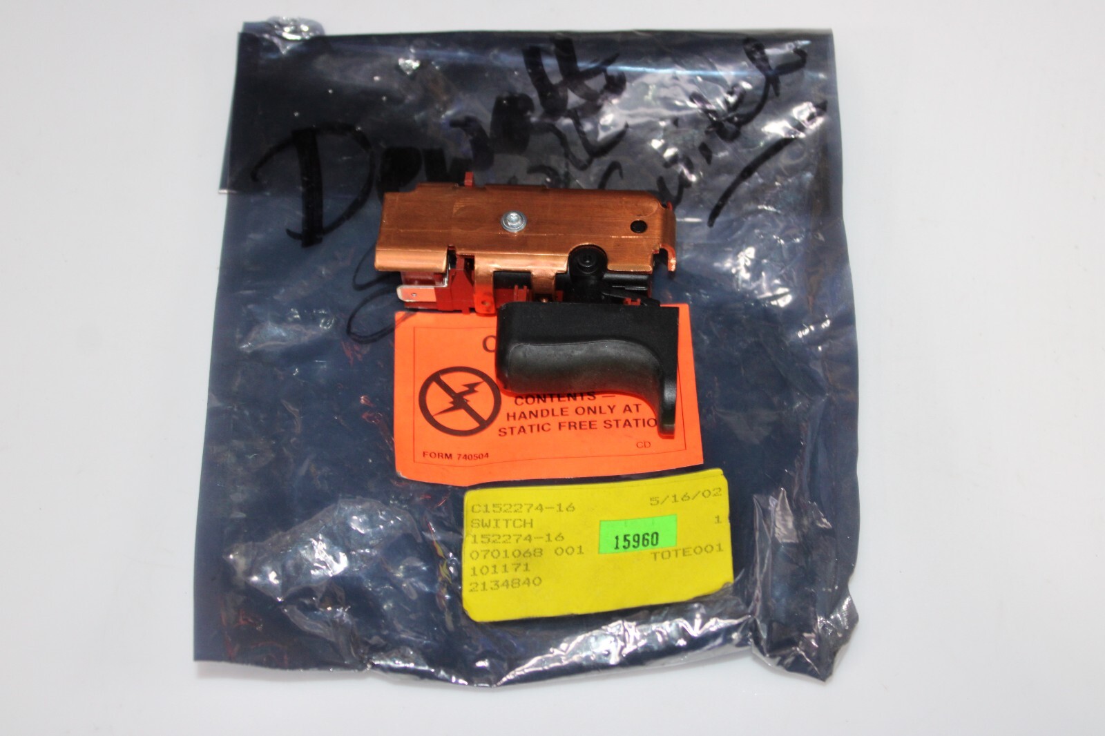 DeWALT OEM 152274-16 Switch M1 M2 2705.0501 25A/24VDC 389016-01 R157 25A 24VDC
