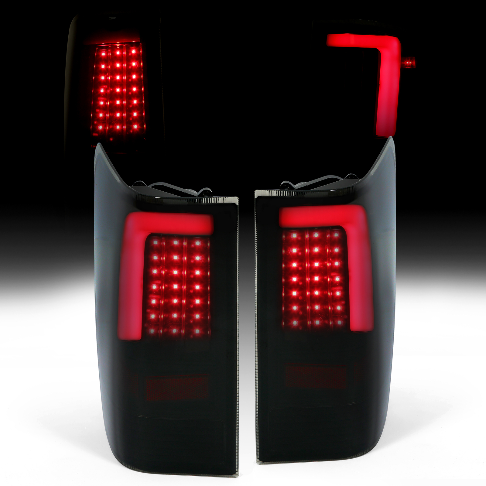 Smoked Tail Light Assembly LED Brake Lamp For 2004-2015 Nissan Titan pickup