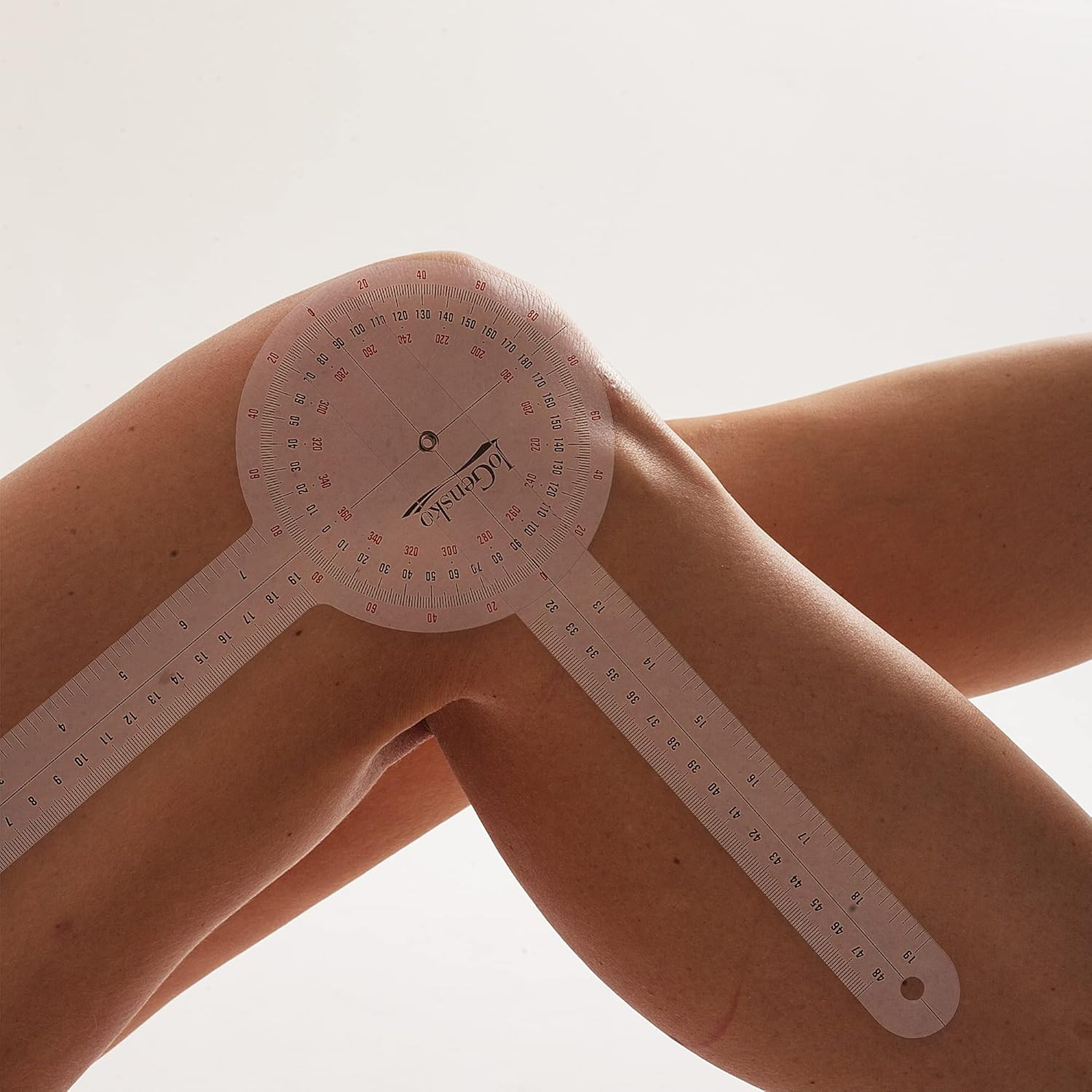 12 Inch Goniometer for Orthopaedic Use, 360 Degree Large Size Plastic Goniome...
