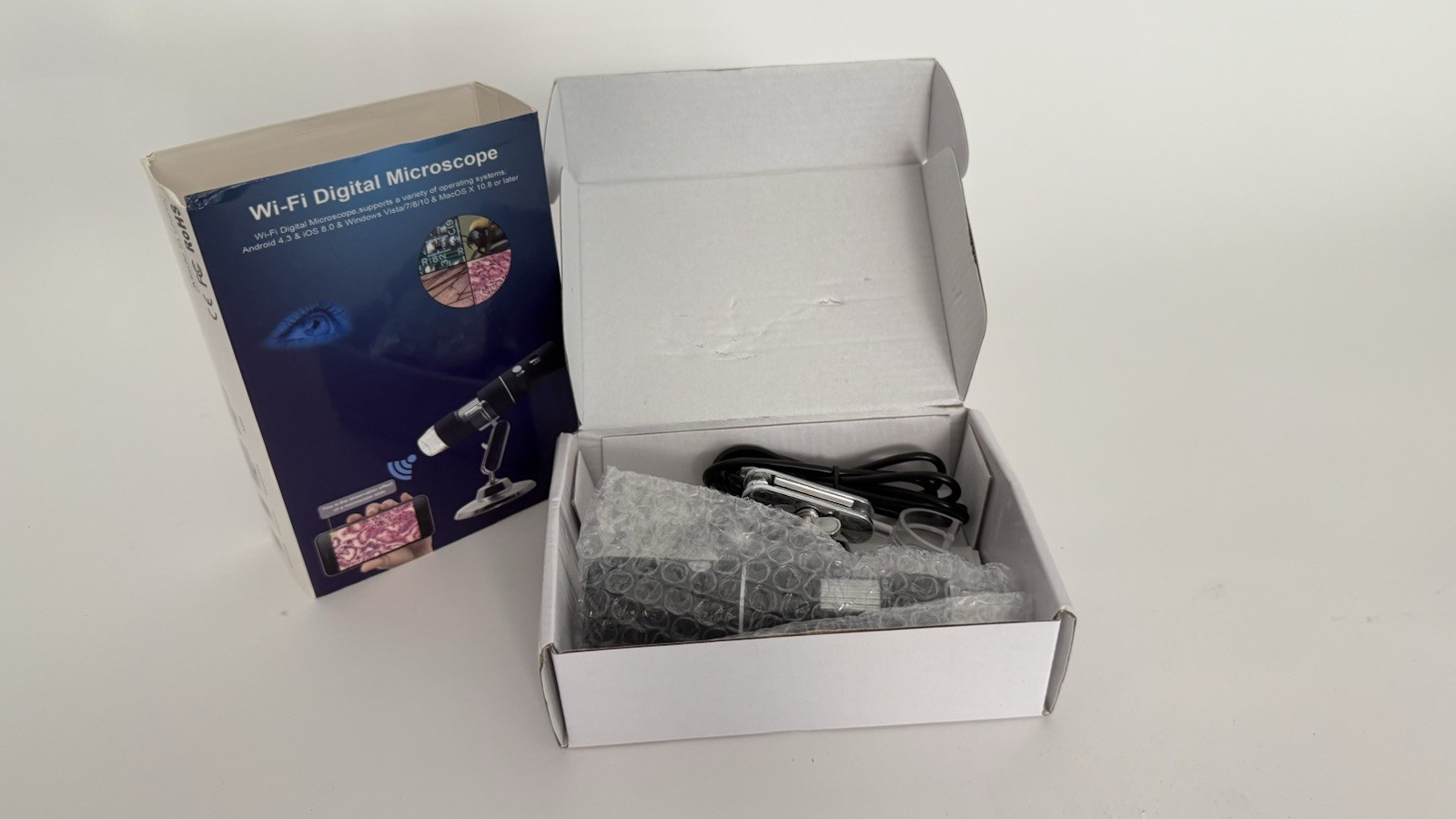 Yinama Wi-Fi Digital Microscope, Video, LED, Video, 1000X Magnification Range