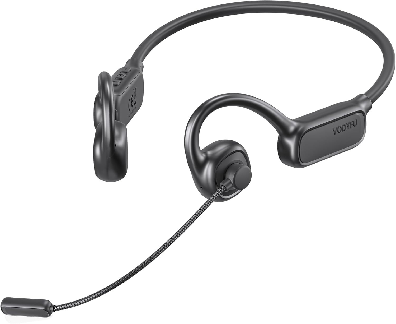 Noise Cancelling Wireless Headset - 5.4 Bluetooth, 20H Talk Time, Ideal for Work