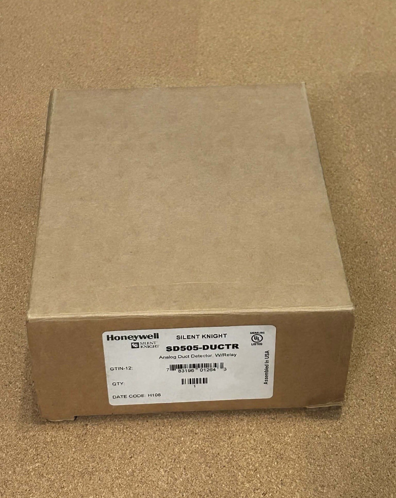 Silent Knight SD505-DUCTR duct detector w/ relay (NEW APS detector included)
