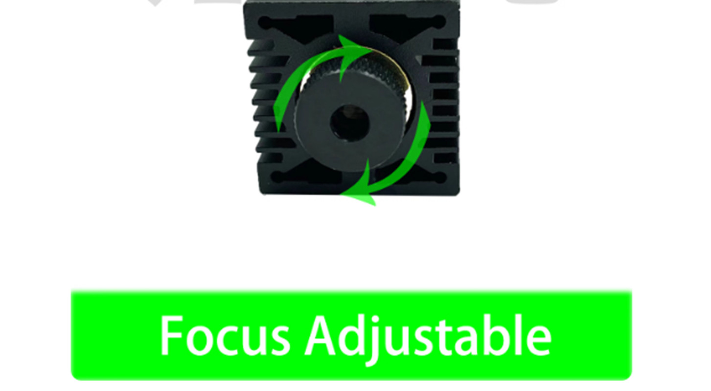 Adjustable Green Light 520nm 1W Laser Module Warning Light