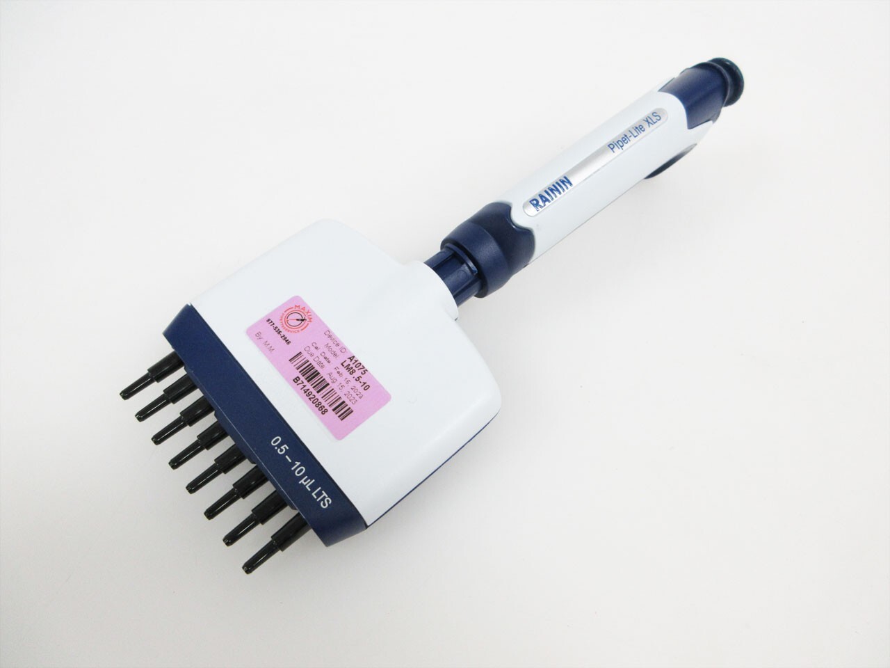 RAININ L8-10XLS+ 17013802 8 CHANNEL PIPET-LITE PIPETTE 0.5 - 10 LTS XLS+