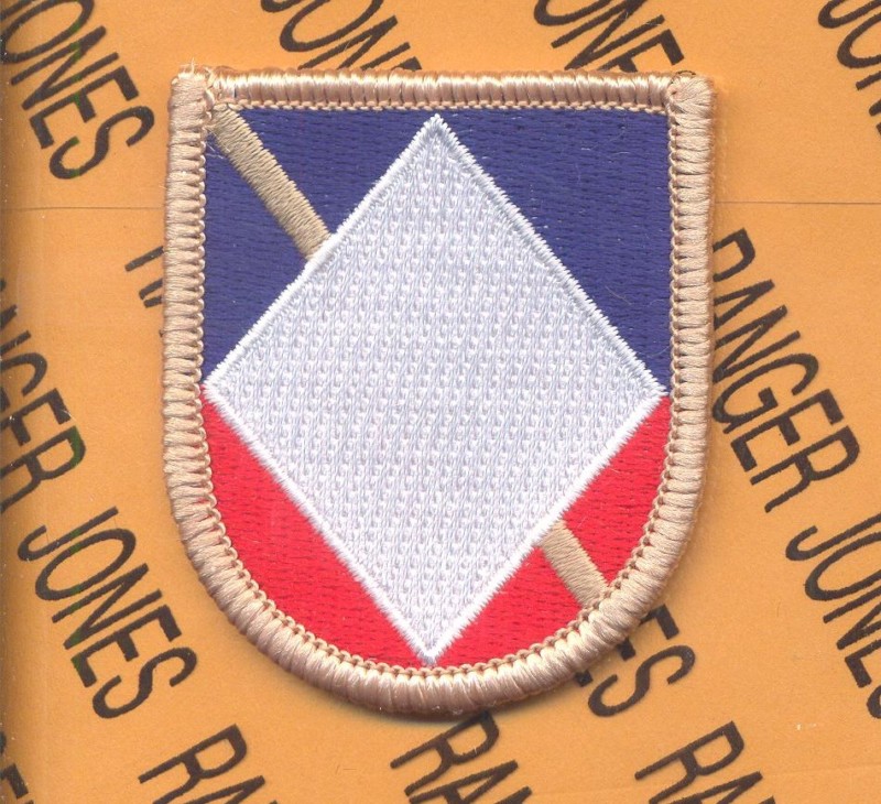 US Army 11th Quartermaster Bn Airborne QM beret flash patch m/e