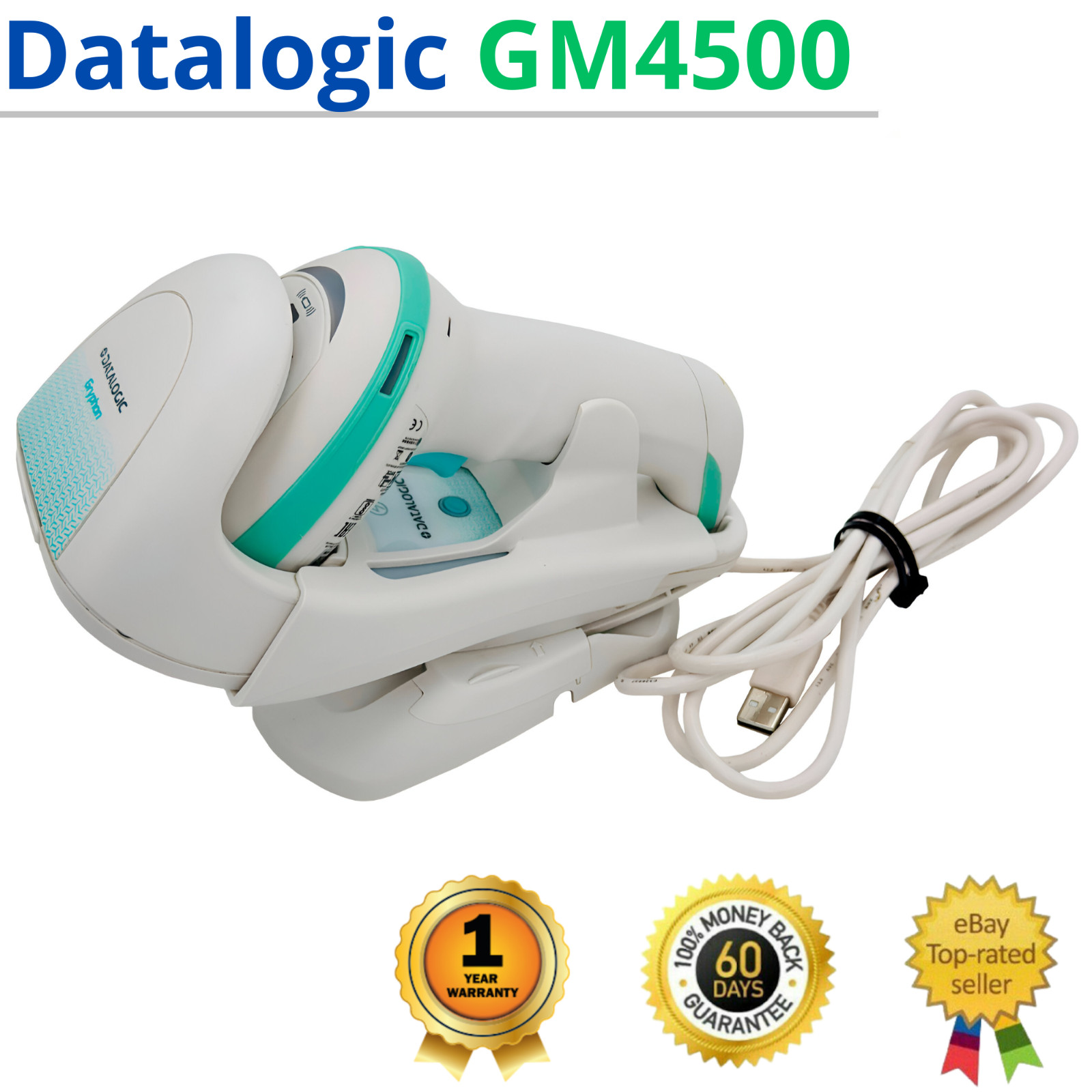 ✅Datalogic Gryphon GM4500 Warehouse Barcode Scanner w/Kit 1 YEAR WARRANTY!⚡️