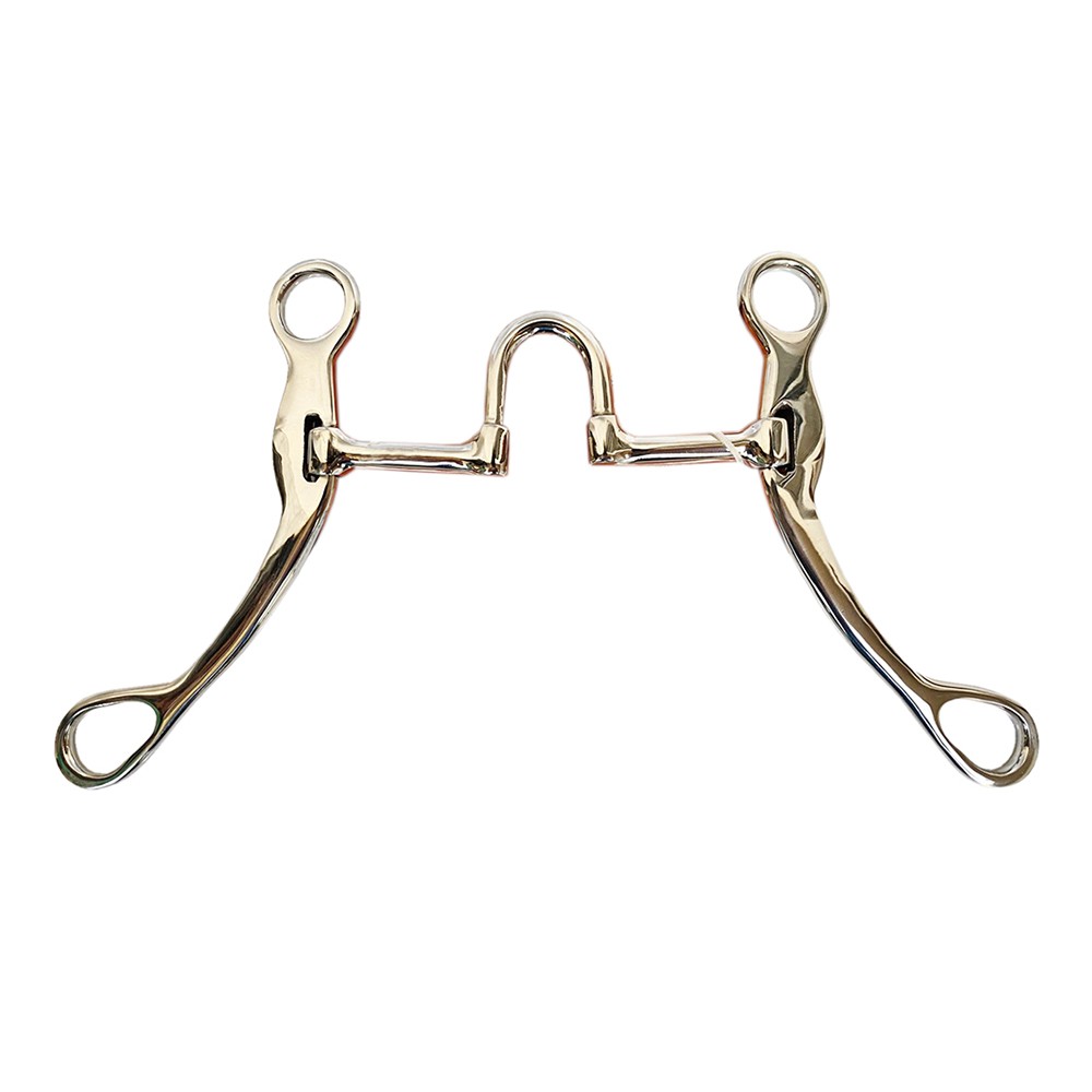 Hilason Medium Shank Correction Horse Bit Stainless Steel Training