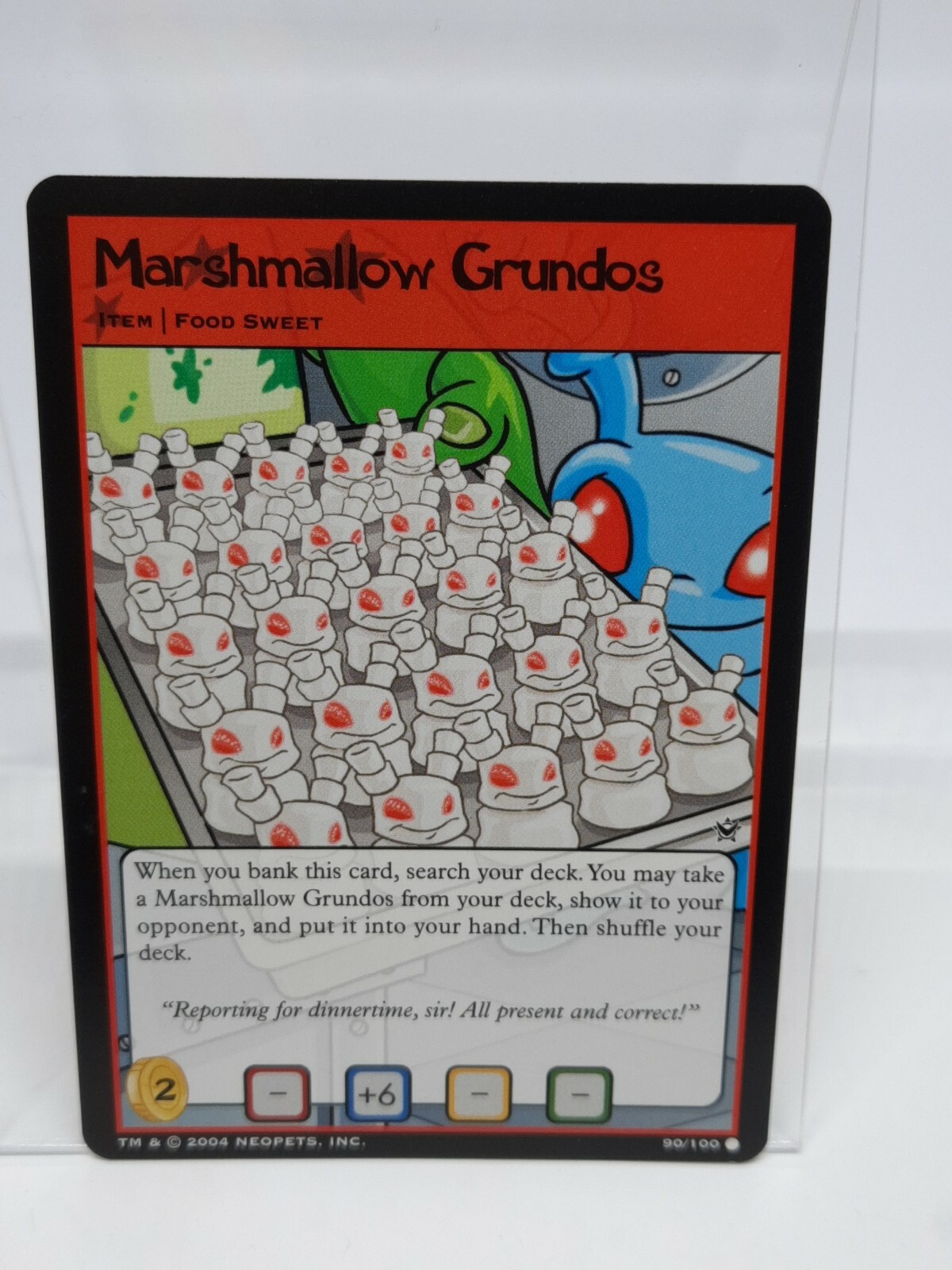 Marshmallow Grundos 90/100 Return Of Dr. Sloth Neopets 2004