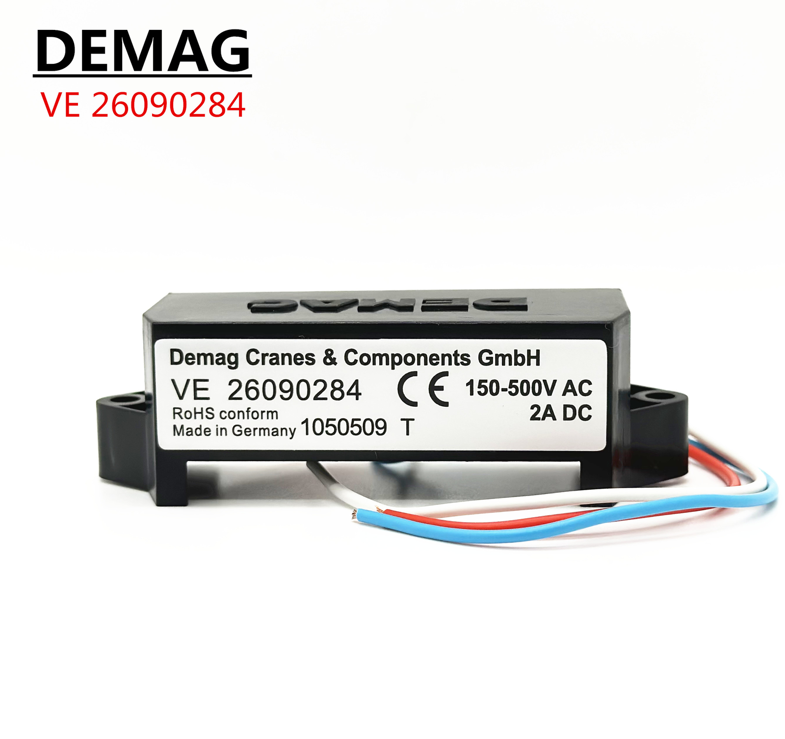 1PCS VE 26090284 150-500VAC 2ADC rectifier brake module voltage relay