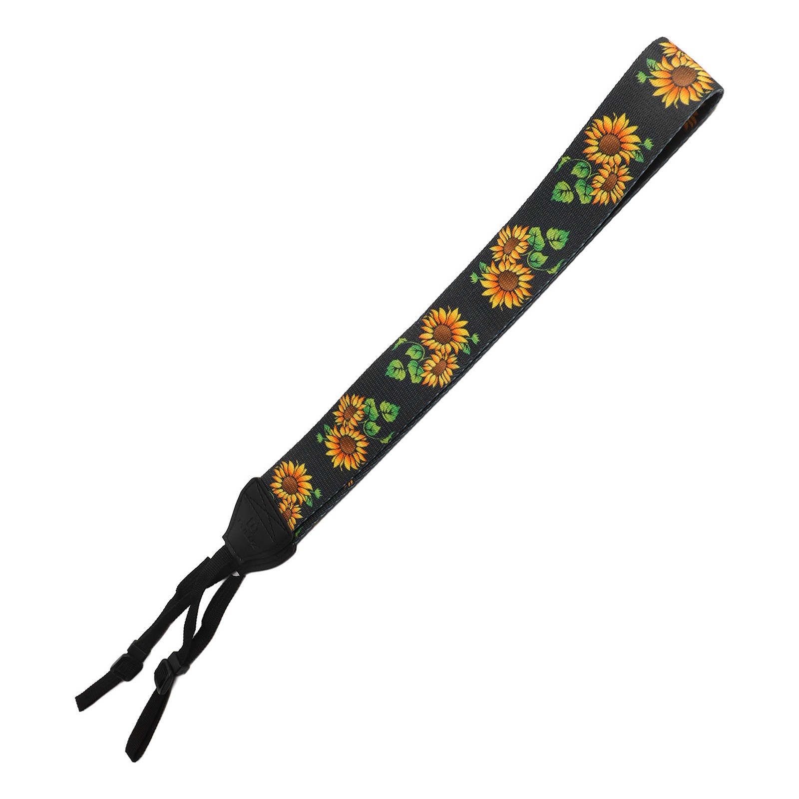 ｀Camera Shoulder Neck Strap Vintage Ethnic Style Sunflower Camera Strap BL