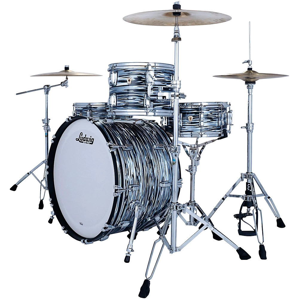 Ludwig Classic Maple Pro Beat 3-Piece Drum Shell Pack - Black Oyster