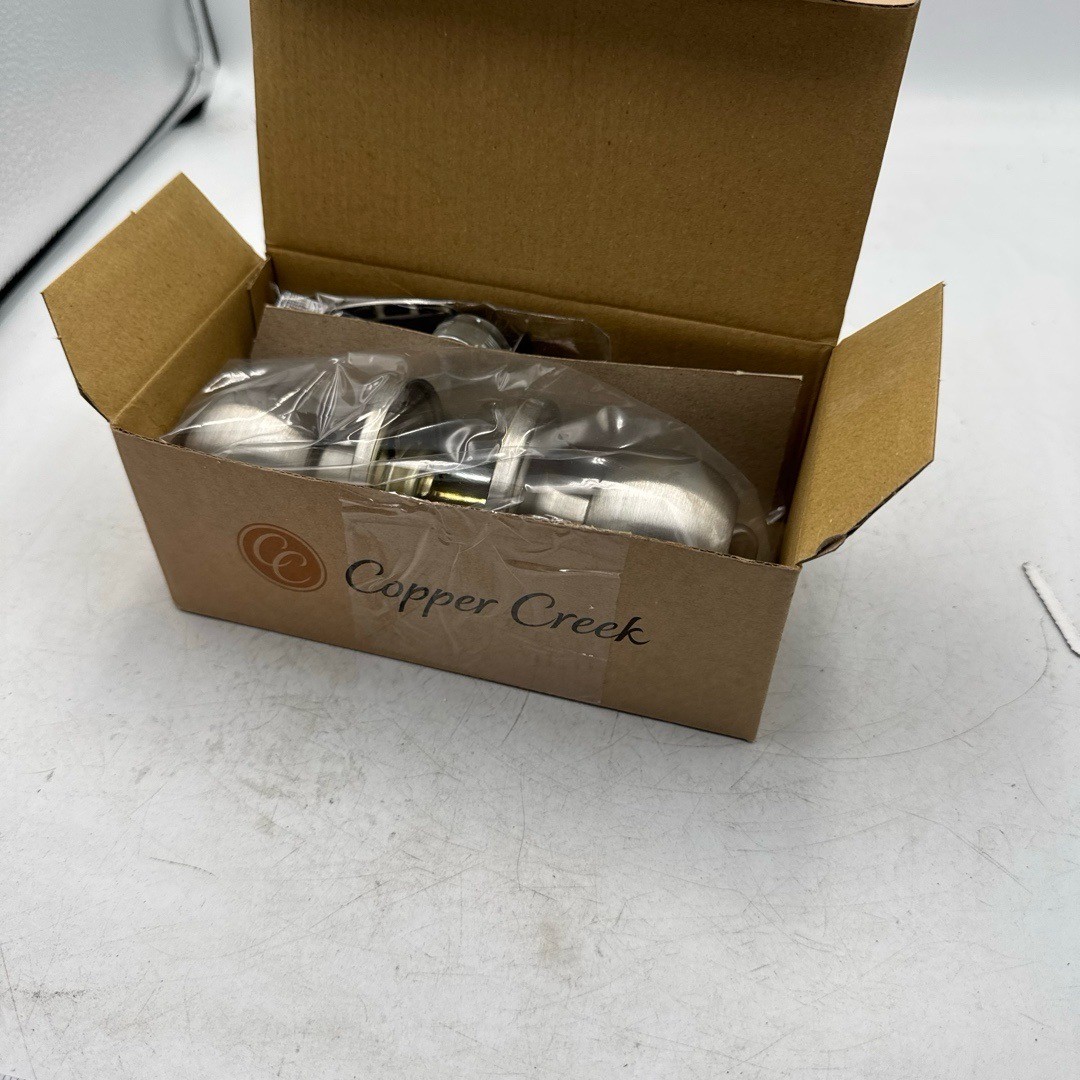 Copper Creek Privacy Ball Knob Brushed Silver BK2030SS Residential Commercial Gr